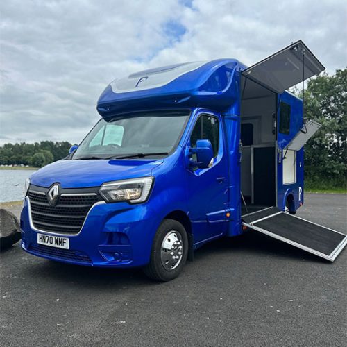 On the road with a Piper Horseboxes Ltd custom-built horsebox.